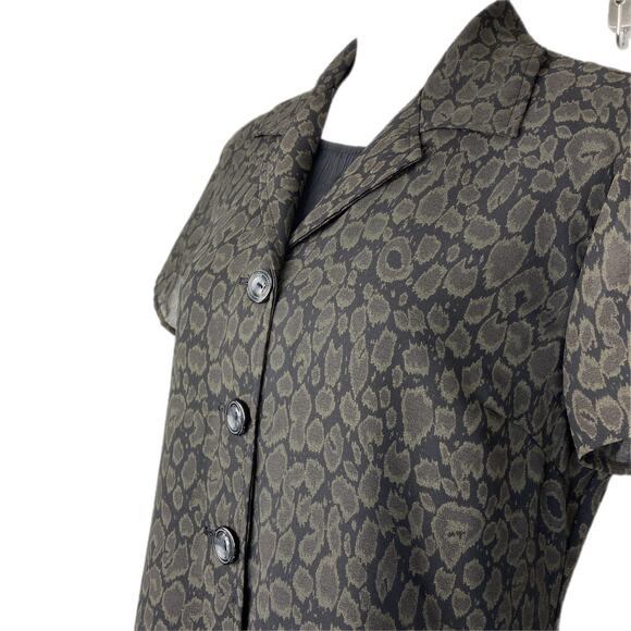 Vintage 90's 2 Piece Maxi Dress Made in USA - Women's Size 10 - Picture 4 of 6